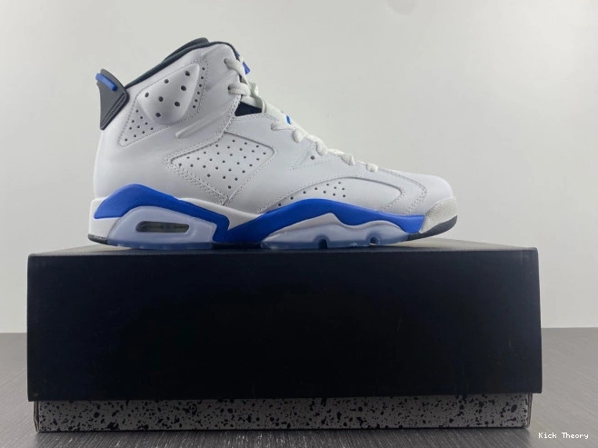 Kicktheory Blue Retro 6 Air Sport 384664-107 (2014) Jordan 0715